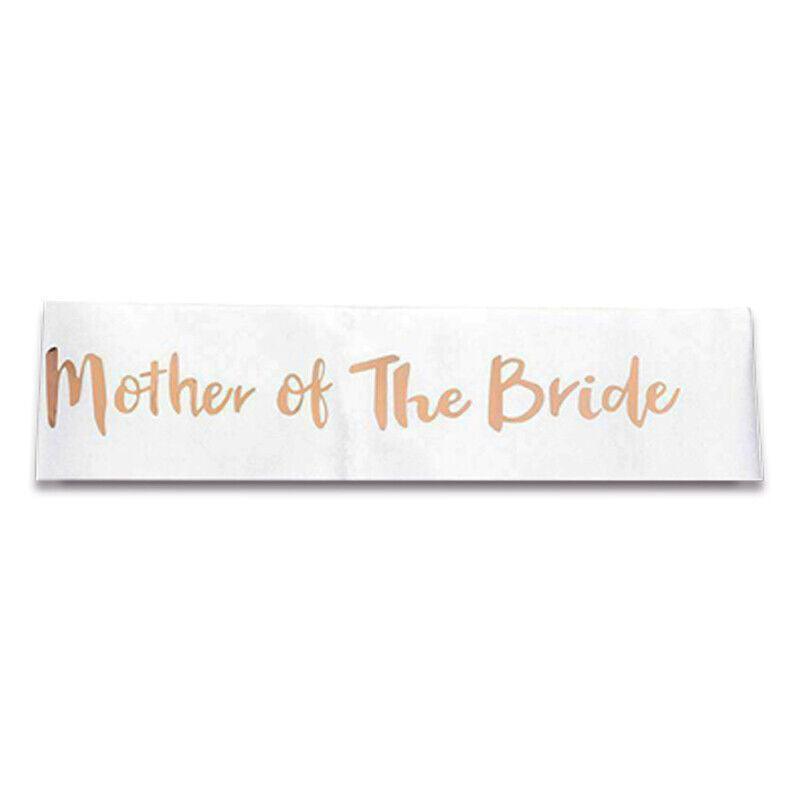 Bridal Party Sash Rose Gold Bride Bridesmaid Maid Honour Mother Hens Night Wear - Maid Of Honour