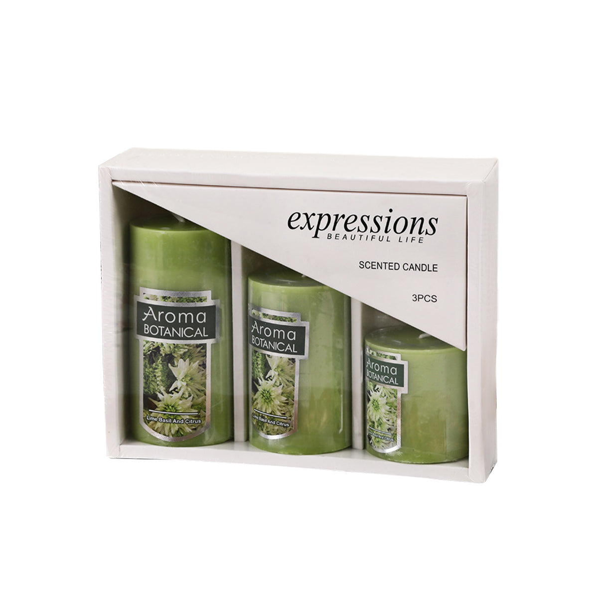 Classic Simple Cylindrical Scented Candles for Home Use Aromatherapy Decoration - White