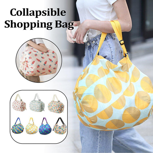 Large Foldable Eco-Friendly Shopping Bag Reusable Thickened Portable Travel Tote - 6