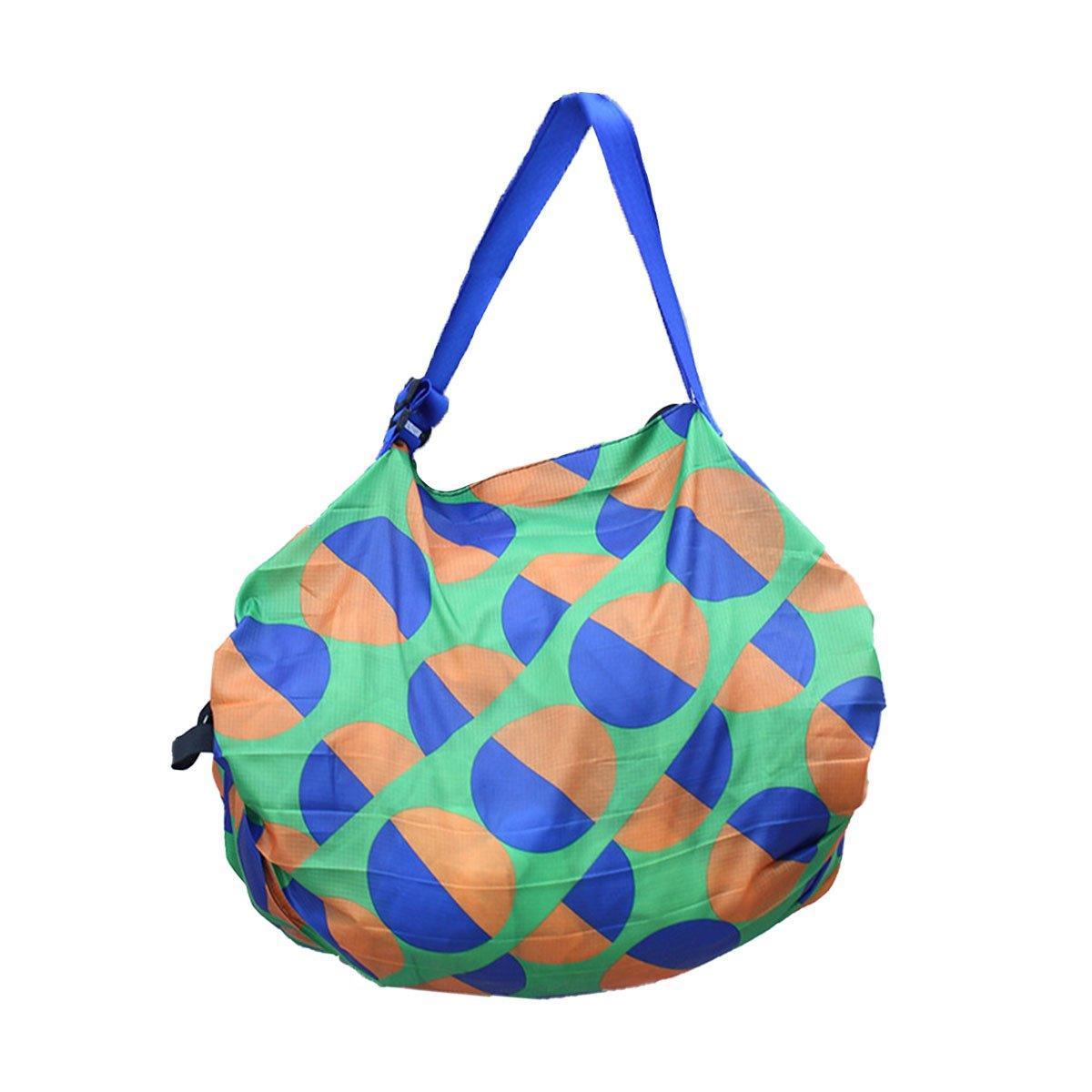 Large Foldable Eco-Friendly Shopping Bag Reusable Thickened Portable Travel Tote - 6