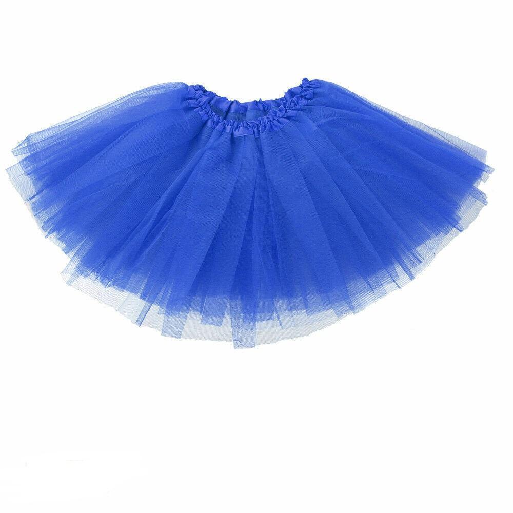 Girls Tutu Skirt Princess Dressup Party Costume Ballet Dancewear - Black