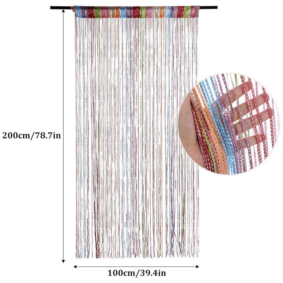 Tassel Decoration Fly Screen Panel Room Door Curtain Divider Window Bead String
