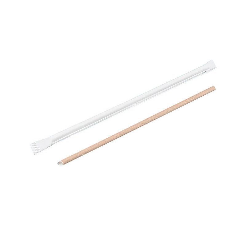 1000-2000pcs Colourful Paper Drinking Straws FOIL Metallic Party - White-6*190mm 2000PCS