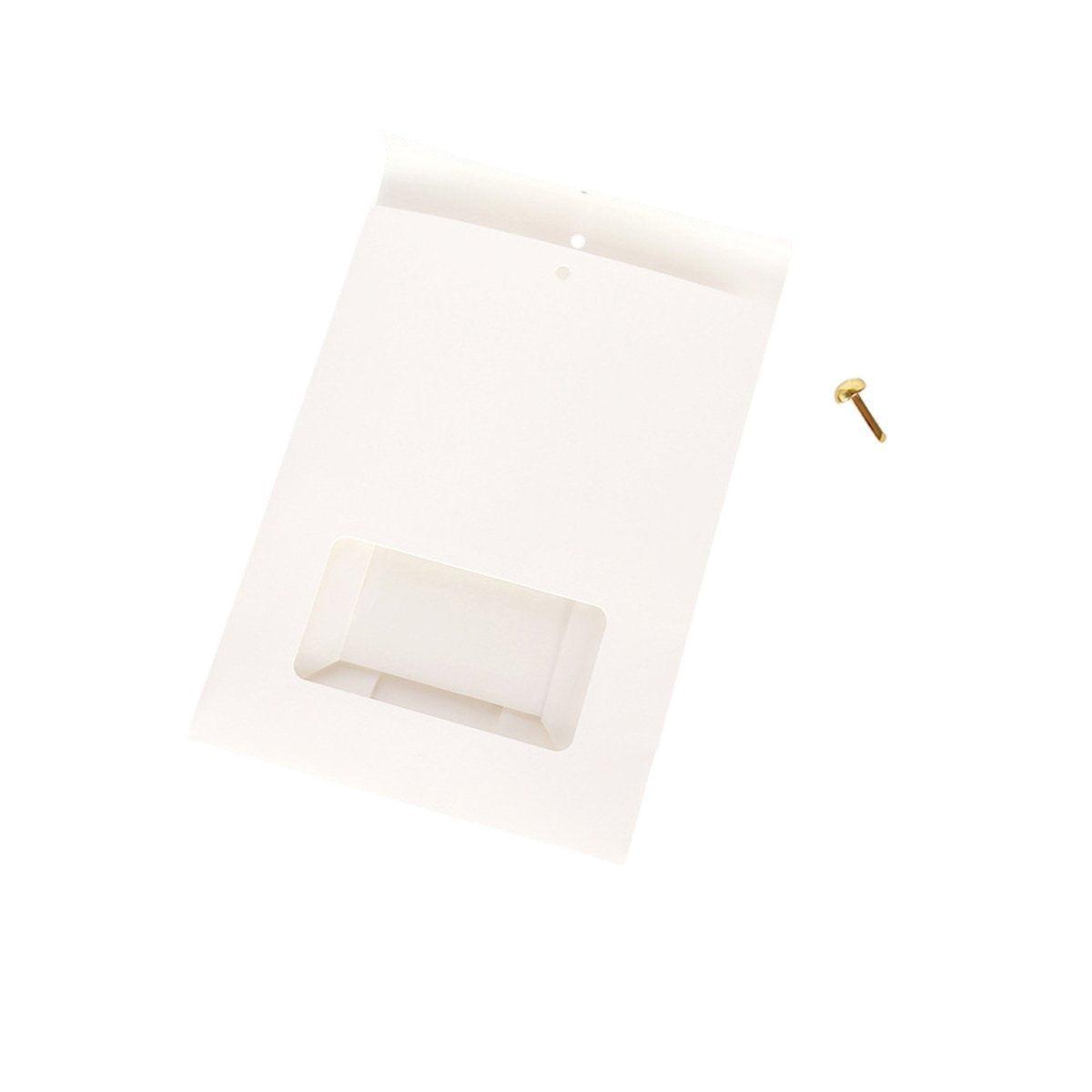 10PCS Snowflake Kraft Paper Candy Bag with Window Biscuit Self Standing Food Bag - White