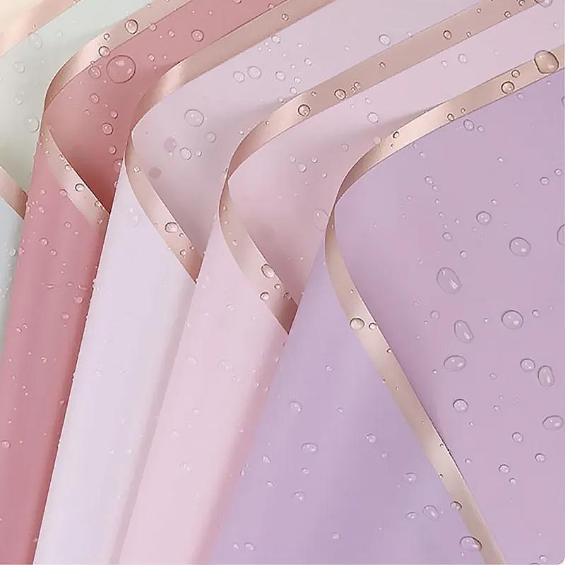 100PCS Waterproof Flower Gift Wrapping Paper Florist Bouquet Craft Packaging - White