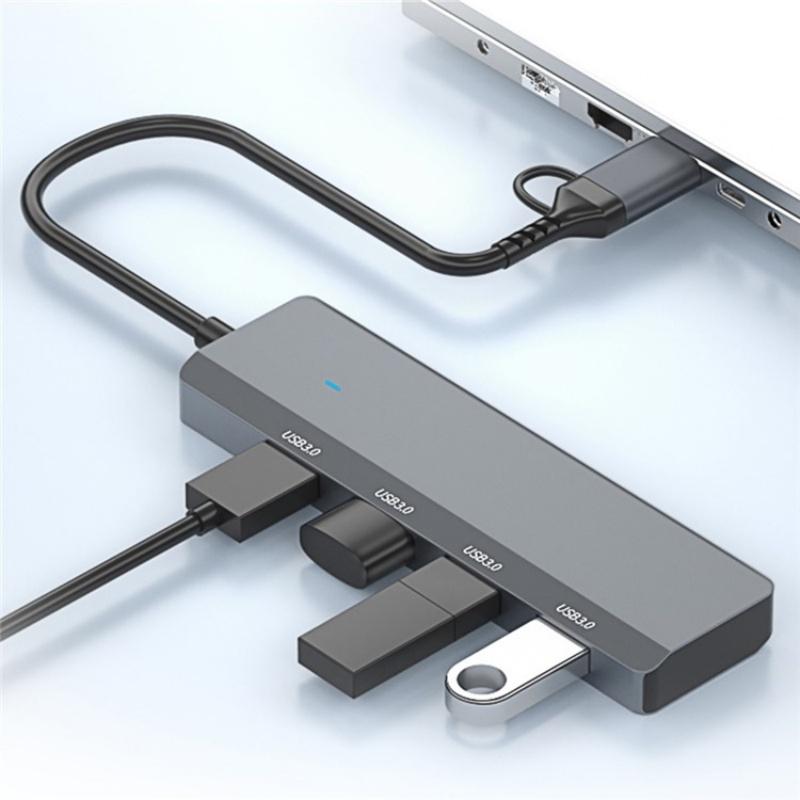 Usb3.0 4-Port Hub For Laptops Ads-305D