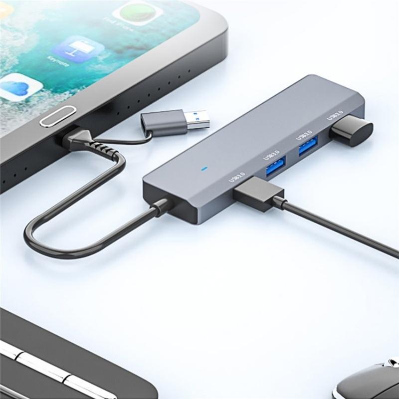Usb3.0 4-Port Hub For Laptops Ads-305D