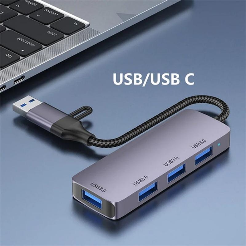 Usb + Type-C 3.0 Converter Hub For Laptop / Tablet