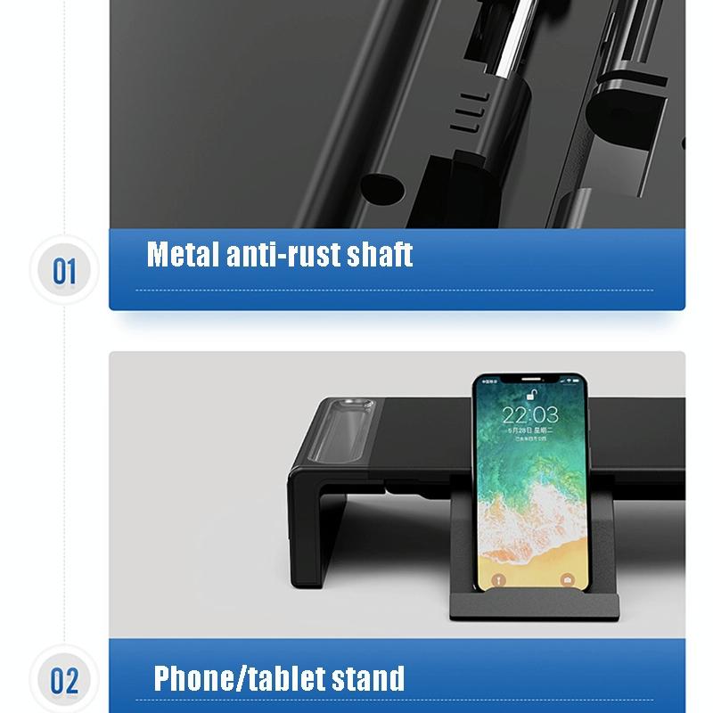 Notebook Storage Rack - Space-saving Bracket for Increased Capacity