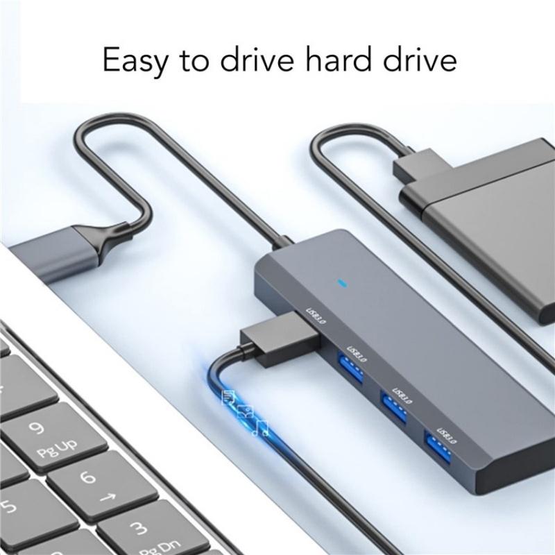 4-Port Usb3.0 Laptop Docking Station