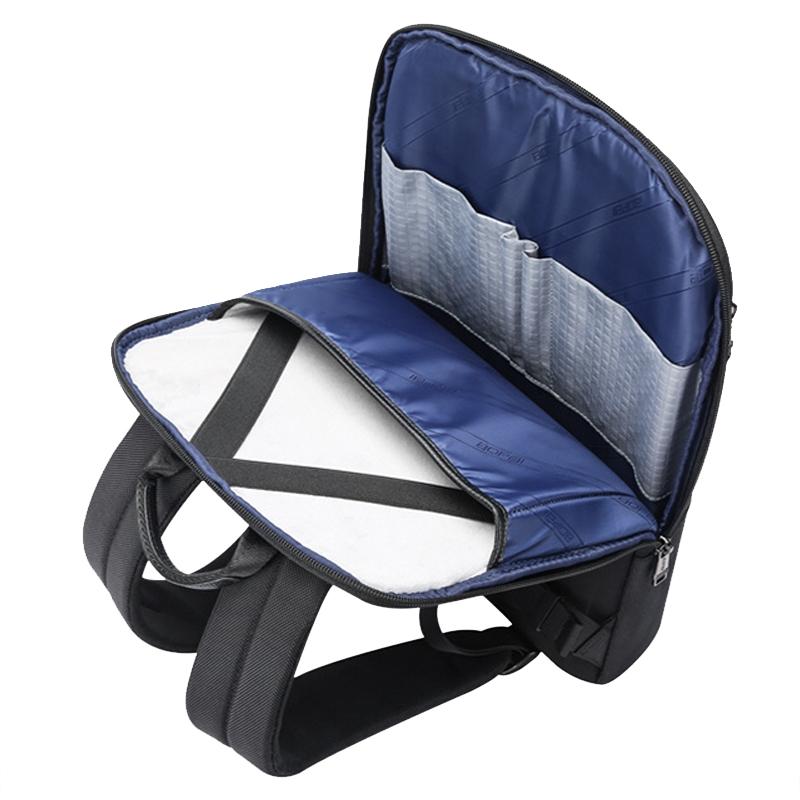 Waterproof Business Laptop Backpack - Genuine Leather Lightweight - Flagship