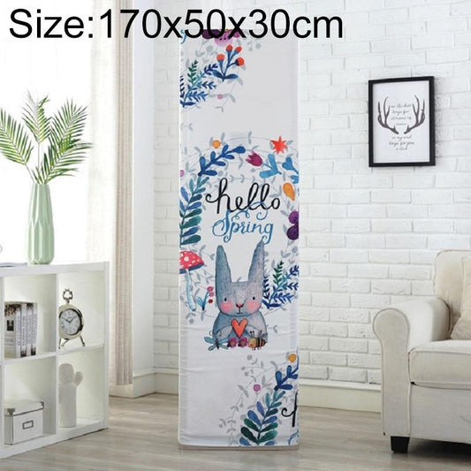Rabbit Fabric Dust Cover for Vertical Cabinet Ac - 170x50x30cm