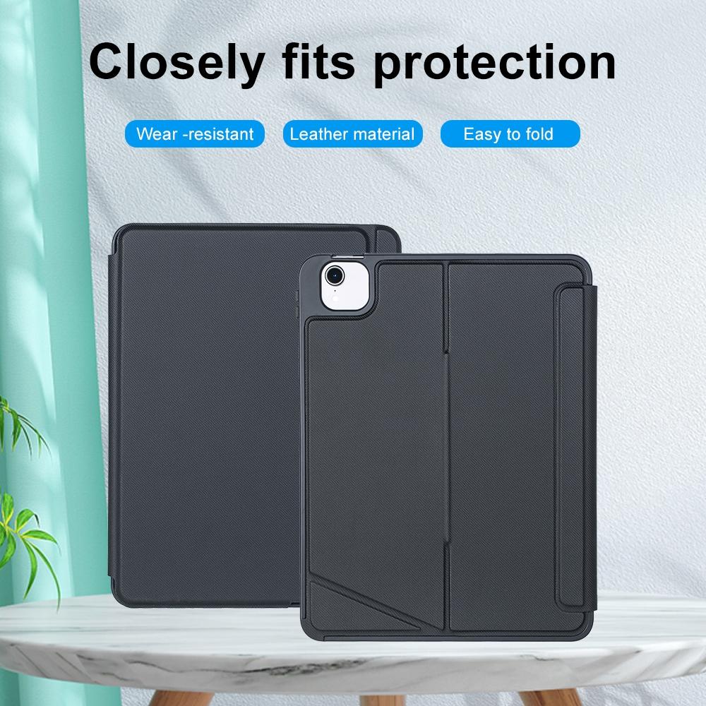 Bluetooth Keyboard Leather Case For Ipad Air / Pro 11 - Touch Backlight Split Type