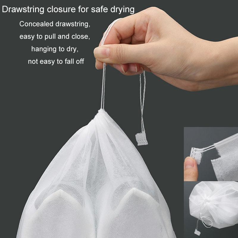 50 Pcs Thickened Non Woven Shoe Storage Bag Portable & Sunscreen - 50Pcs /Pack 32X48Cm Large