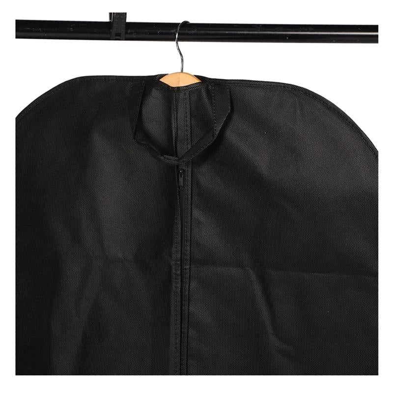 Black Non Woven Coat Suit Dust Bag 60X100Cm - White 60X120Cm