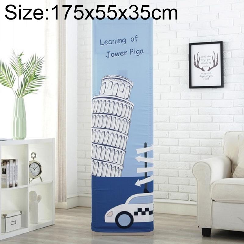 Vertical Cabinet Air Conditioning Cover - All-inclusive Fabric - 175x55x35cm - Tall Building
