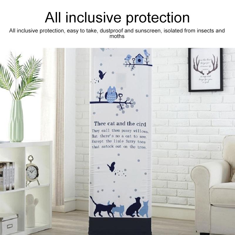 Vertical Cabinet Air Conditioning Cover - All-inclusive Fabric - 175x55x35cm - Tall Building
