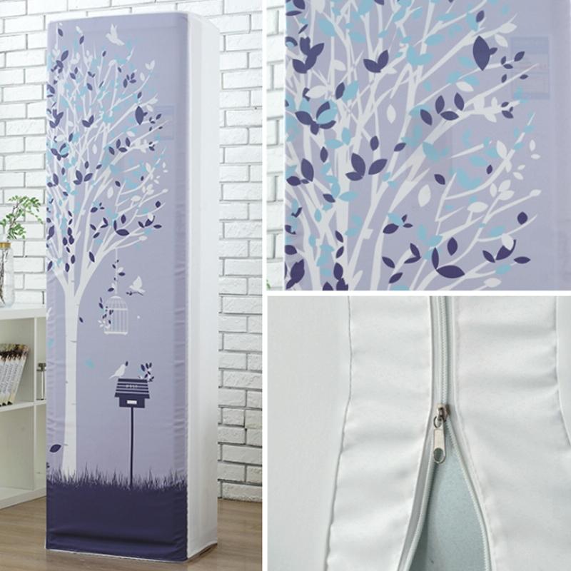 180x55x35cm Lucky Cat Fabric Dust Cover for Vertical Cabinet Air Conditioners
