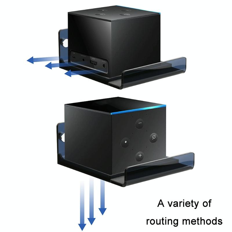 Wall Mount for Amazon Fire Tv - Half-transparent Tea Black