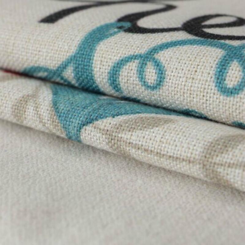 Cartoon Cotton Linen Drum Roller Washing Machine Dust Cover - 83x60x60cm Size - Hello Rabbit