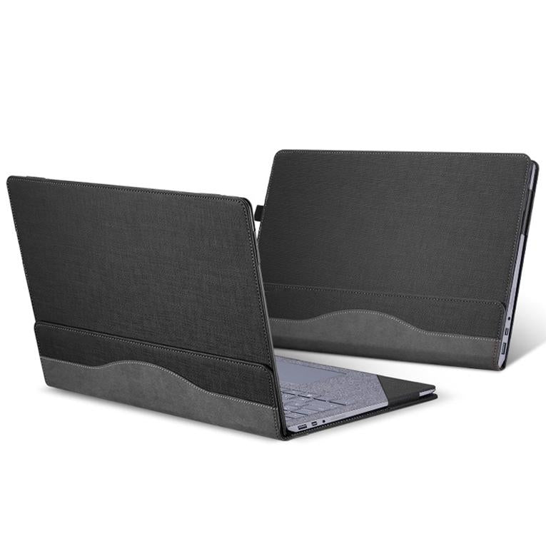 Versatile 13.5 Leather Laptop Sleeve for Microsoft Surface - Multi-functional - Blue
