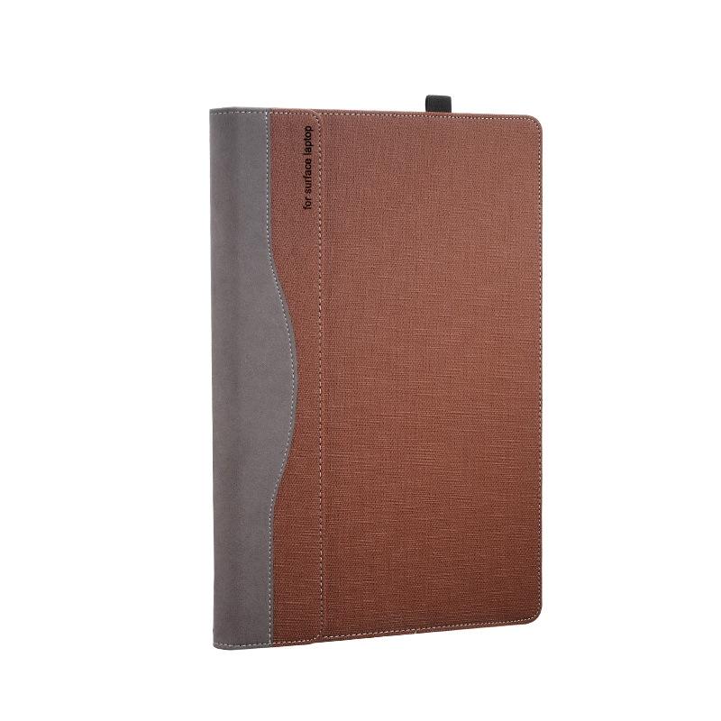Versatile 13.5 Leather Laptop Sleeve for Microsoft Surface - Multi-functional - Blue