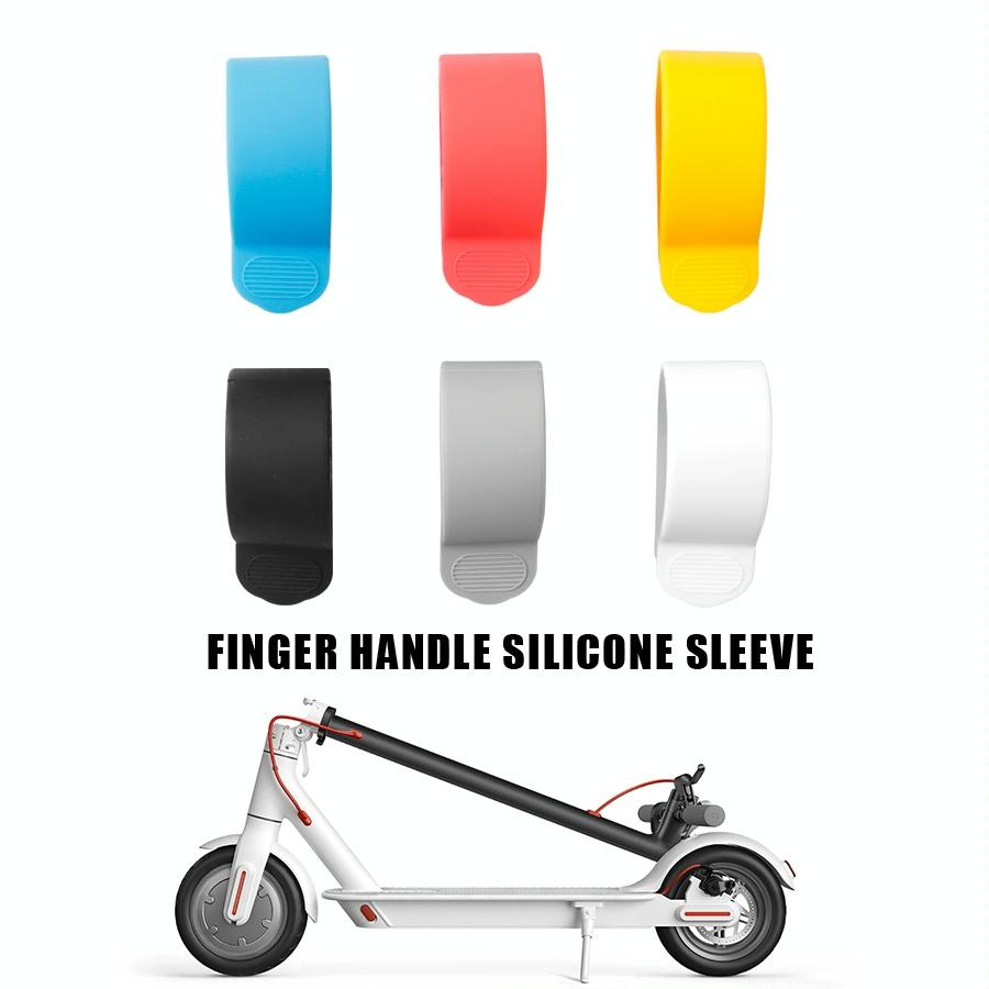 Silicone Finger Dial Cover for Xiaomi M365 / 1s / Pro & Ninebot Max G30 - Blue Handlebar