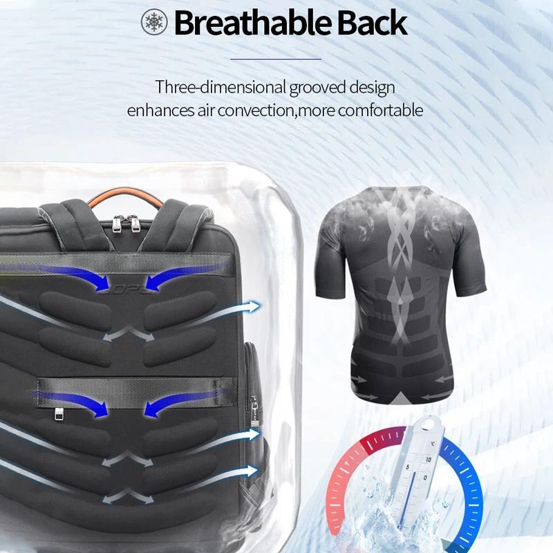 Waterproof Laptop Backpack with Usb & Type-c Port - Large Capacity Black