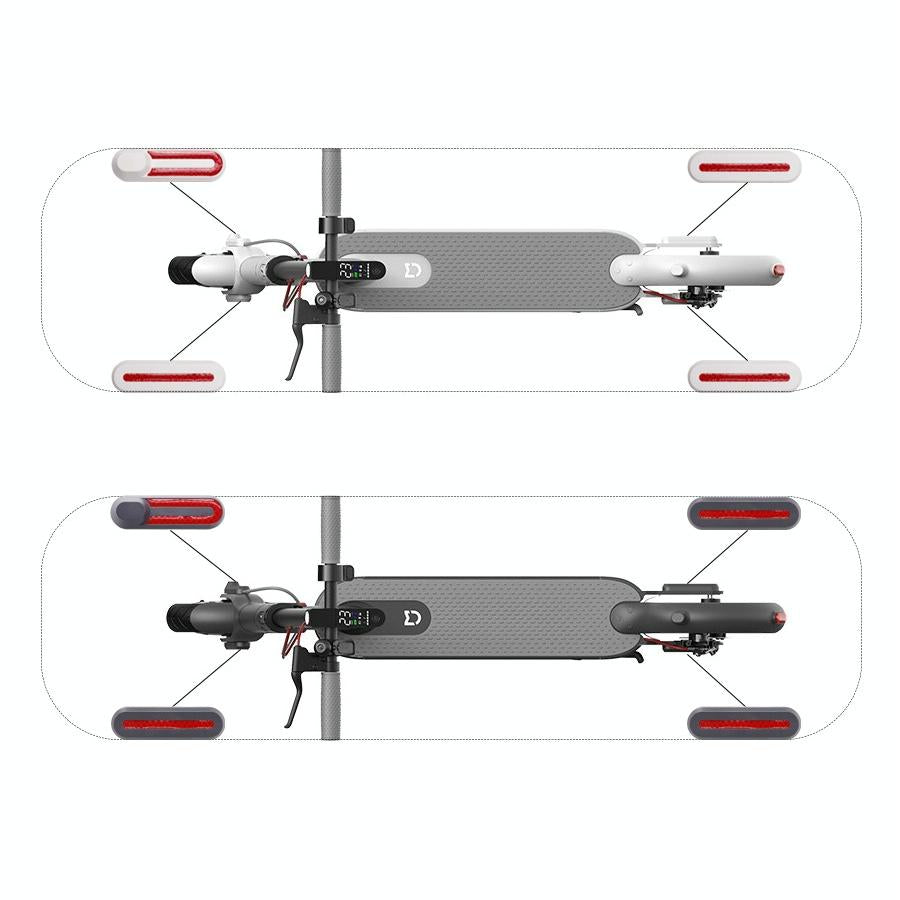 Xiaomi Mijia 1s / Pro Electric Scooter Wheel Cover Set with Reflective Strips - Black
