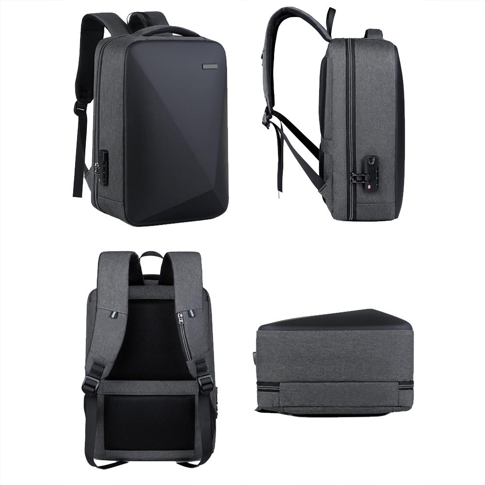 Large Capacity Anti-theft Laptop Backpack with Usb Port - 16 Inch - Black