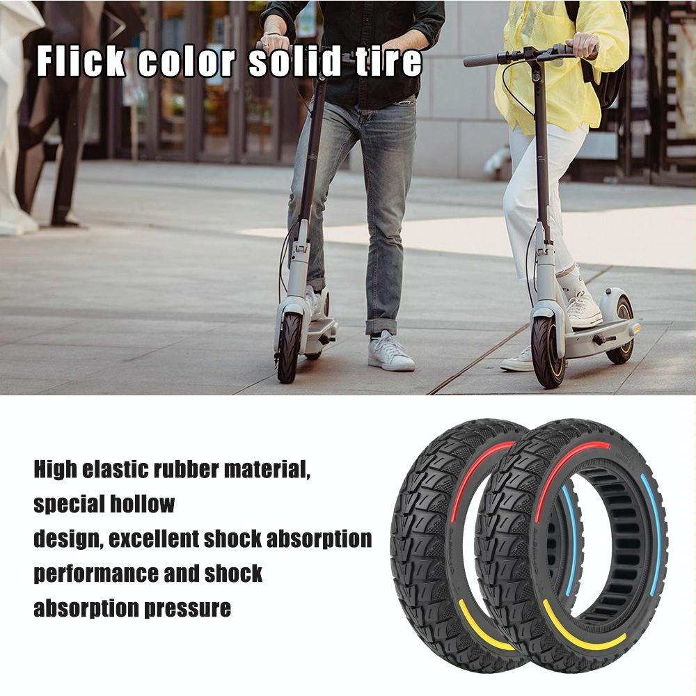 Ninebot Max G30 Electric Scooter - 10x2.5 Solid Tire in Flick Colour - Tricolor