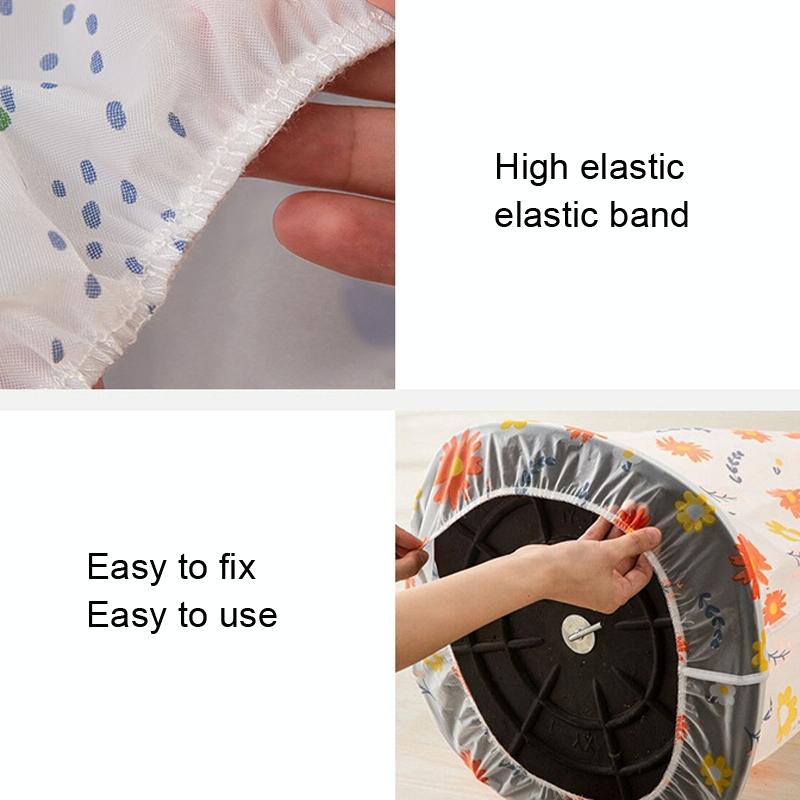 Short 60x90cm All Round 3d Fan Dust Cover - Colourful Fruits