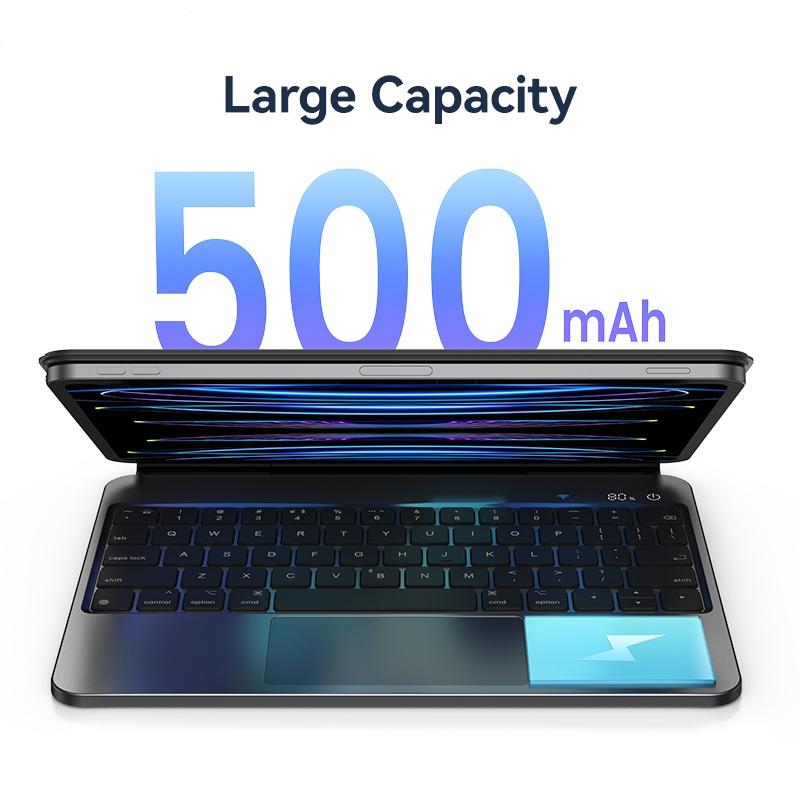 Usams Keyboard Protector With Digital Display - Black - For Ipad Pro 12.9