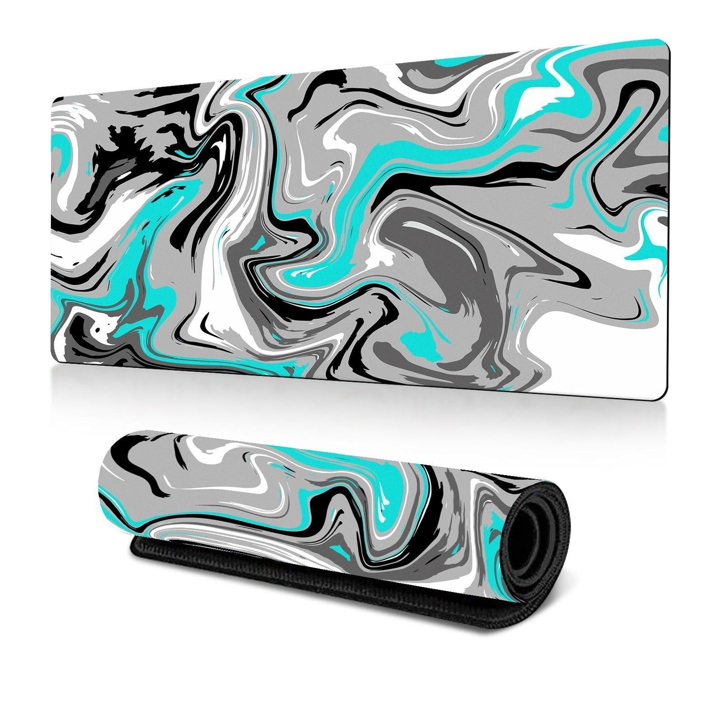 Abstract Gaming Desk Mat 300 X 600 X 2Mm - Abstract Fluid 2 - 300X700X2Mm