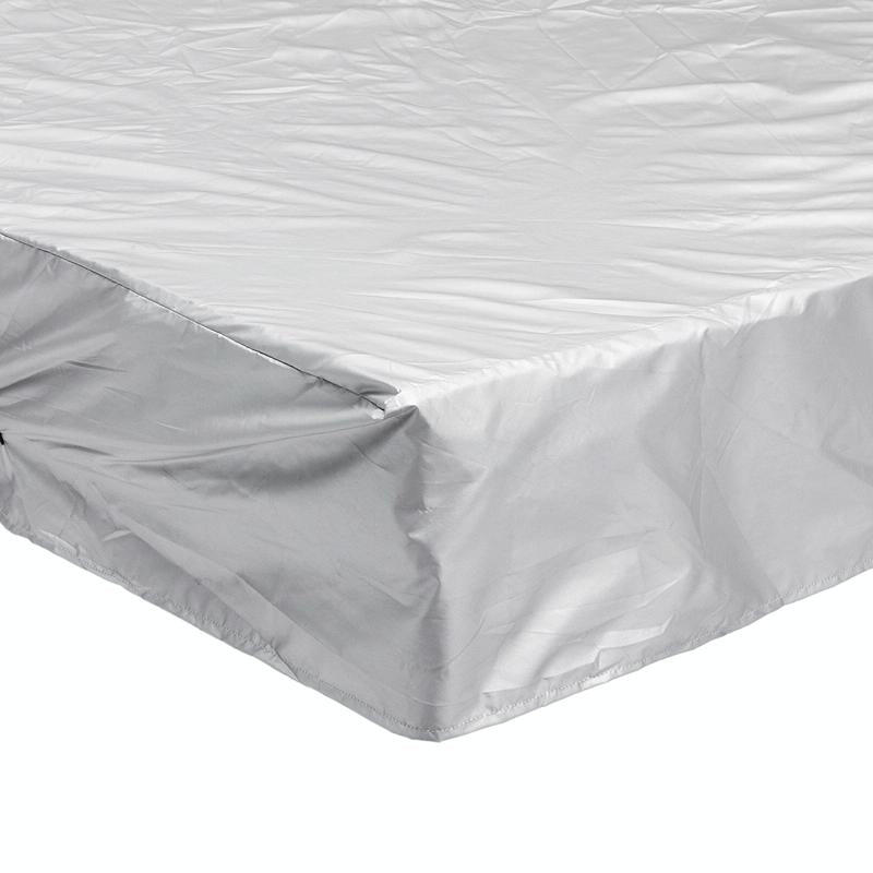 Waterproof Dustproof Protection Cover for Bathtub Pool Table & Chair - 244x244x30cm - Silver