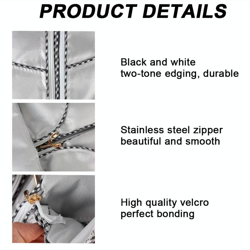 Waterproof Dustproof Cover for 420d Roller Boiler Washing Machine - 60x53x85cm Size - Silver - 60X64X85Cm