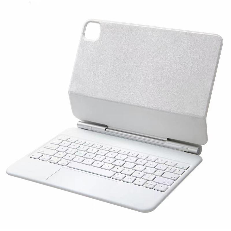 Bluetooth Keyboard Leather Case With Touch Pad - Bp129 - Black