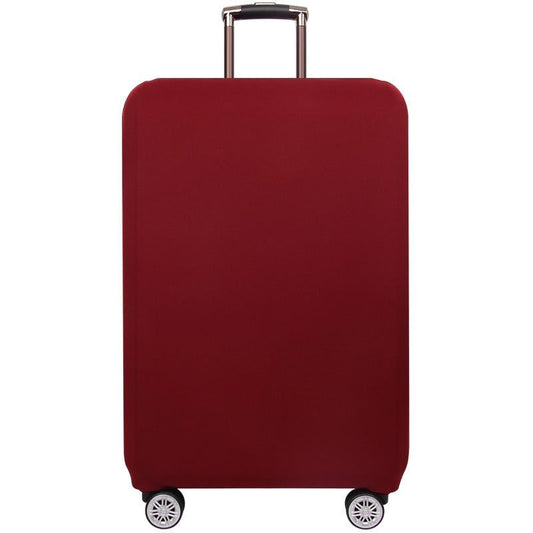 Xl Thickened Stretch Luggage Cover - Dust-proof & Wear-resistant - Wine Red