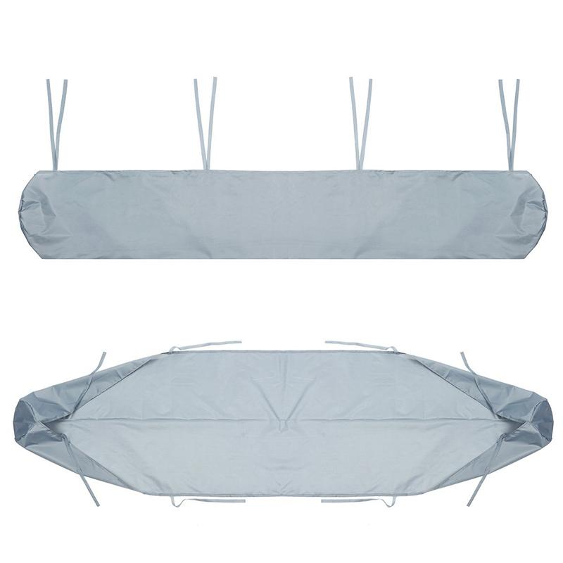 Waterproof Retractable Canopy for Outdoor Patio - 3.5m Size Dustproof Protective Cover - Black