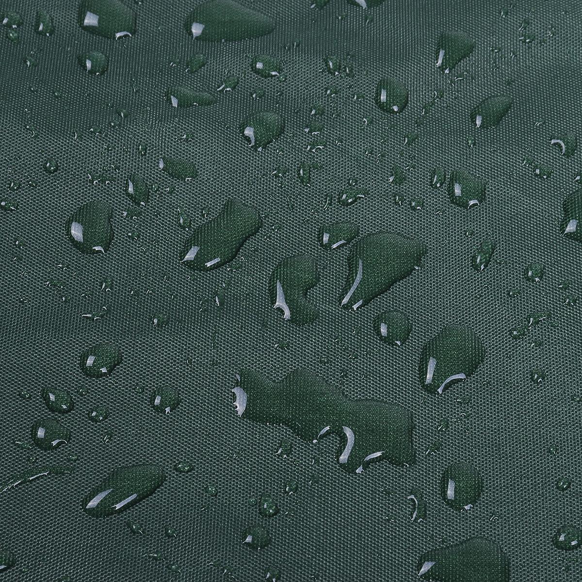 Waterproof Retractable Canopy for Outdoor Patio - 3.5m Size Dustproof Protective Cover - Black
