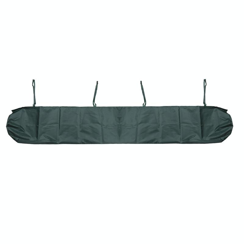 Waterproof Retractable Canopy for Outdoor Patio - 3.5m Size Dustproof Protective Cover - Black