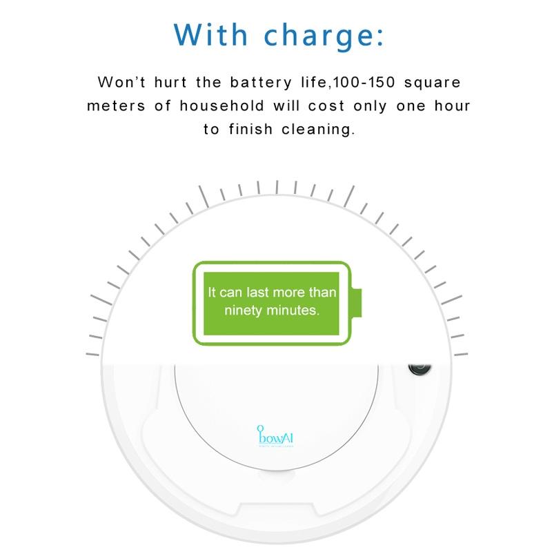 Smart Household Vacuum Cleaner - 1800pa Suction - Ca0380B