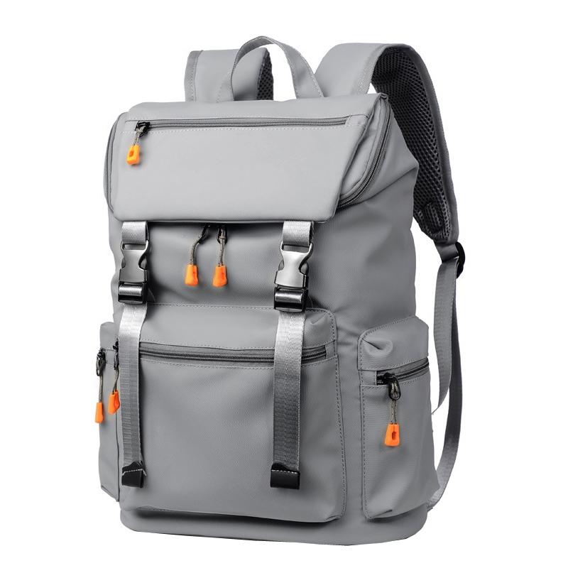 Men Business Travel Backpack - Spacious and Stylish - Grey