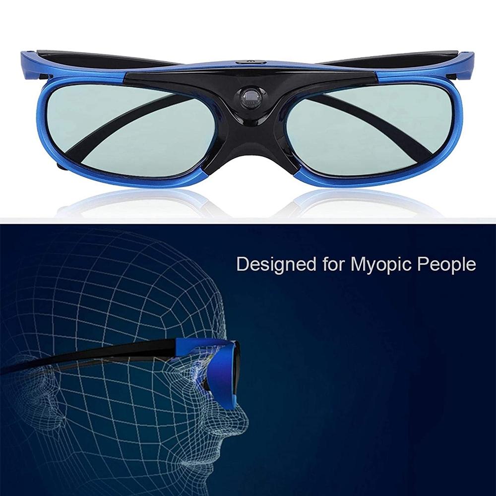 3d Glasses for Dlp Link Projection - Active Shutter - Black