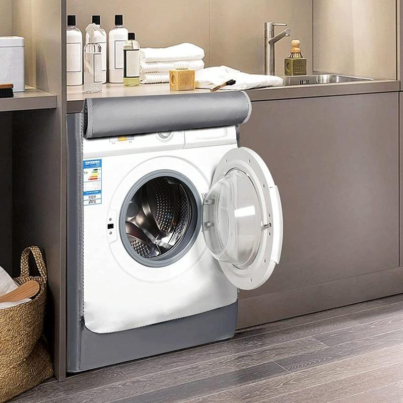 Waterproof Dustproof Cover for 420d Roller Boiler Washing Machine - 60x53x85cm Size - Gray - 60X60X85Cm