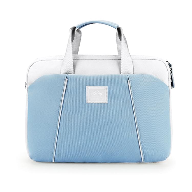 Portable Messenger Bag for Laptops - Apple Huawei Xiaomi Basne - Landscape Tattoo Light Blue