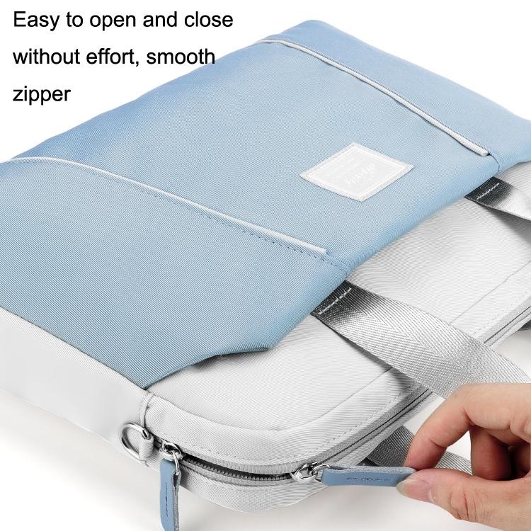 Portable Messenger Bag for Laptops - Apple Huawei Xiaomi Basne - Landscape Tattoo Light Blue