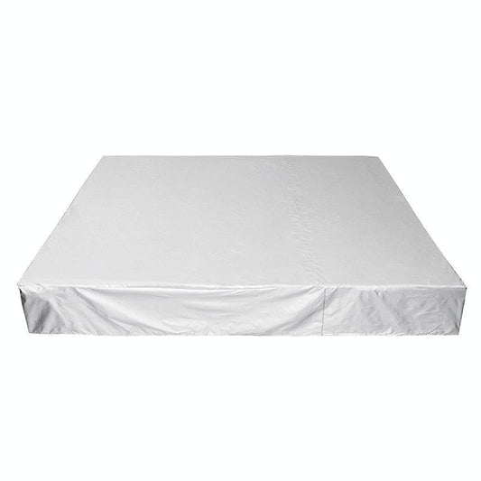 Waterproof & Dustproof Protection Cover for Bathtub Pool Table & Chair - 220x220x85cm - Silver