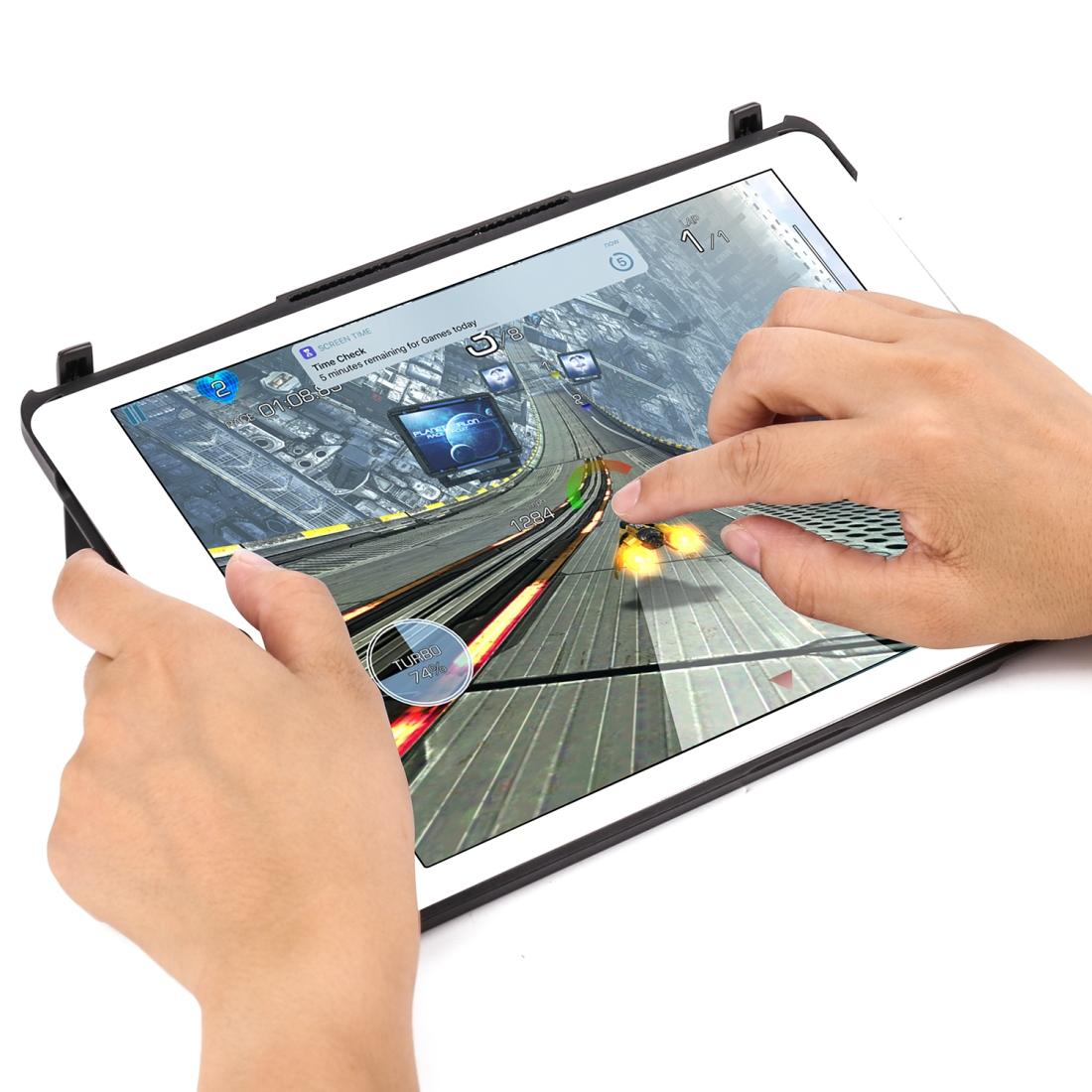 Detachable Bluetooth Keyboard Case For Ipad Air 2 / 9.7 2018 / 2017 / Pro 9.7 - Colourful Backlight - Black