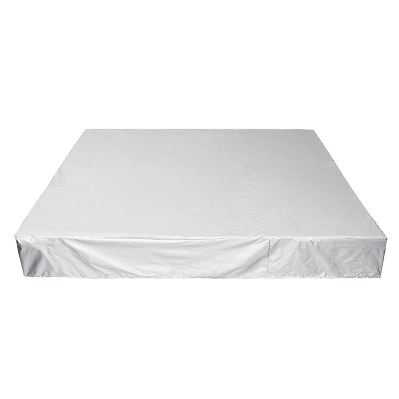 Waterproof Dustproof Protection Cover for Bathtub Pool Table & Chair - 218x218x30cm - Black